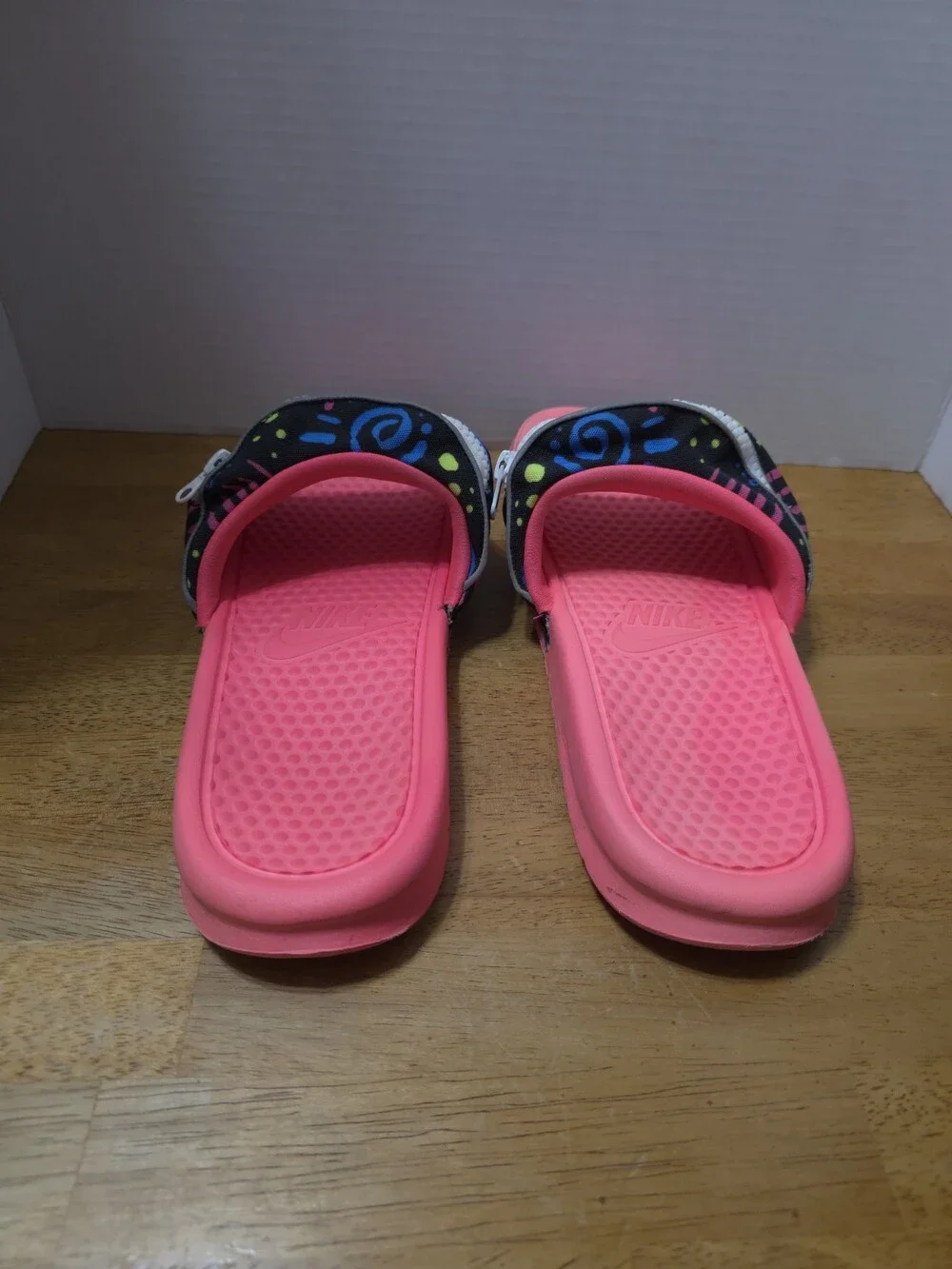 Nike Benassi Slide Mens 10 Fanny Pack Sandal JDI Print CJ2967-600 Jams Pink 90s